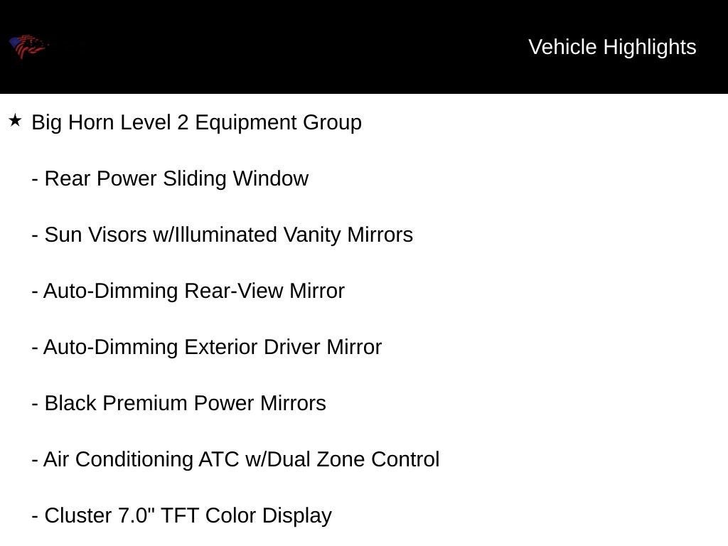 2025 RAM 1500 Big Horn Crew Cab 4x4 5'7" Box