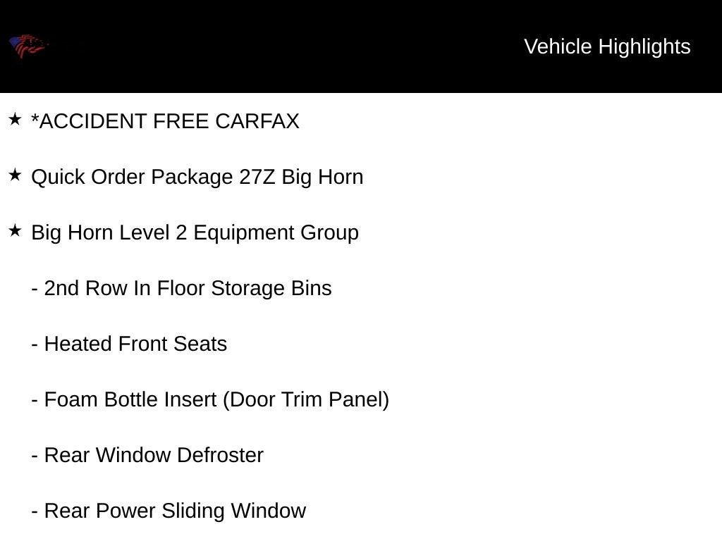 2020 RAM 1500 Big Horn Crew Cab 4x4 5'7" Box
