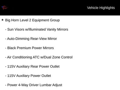 2020 RAM 1500 Big Horn Crew Cab 4x4 5'7" Box