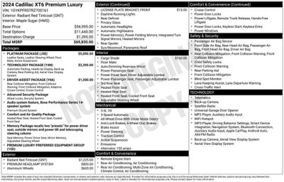 2024 Cadillac XT6 Premium Luxury