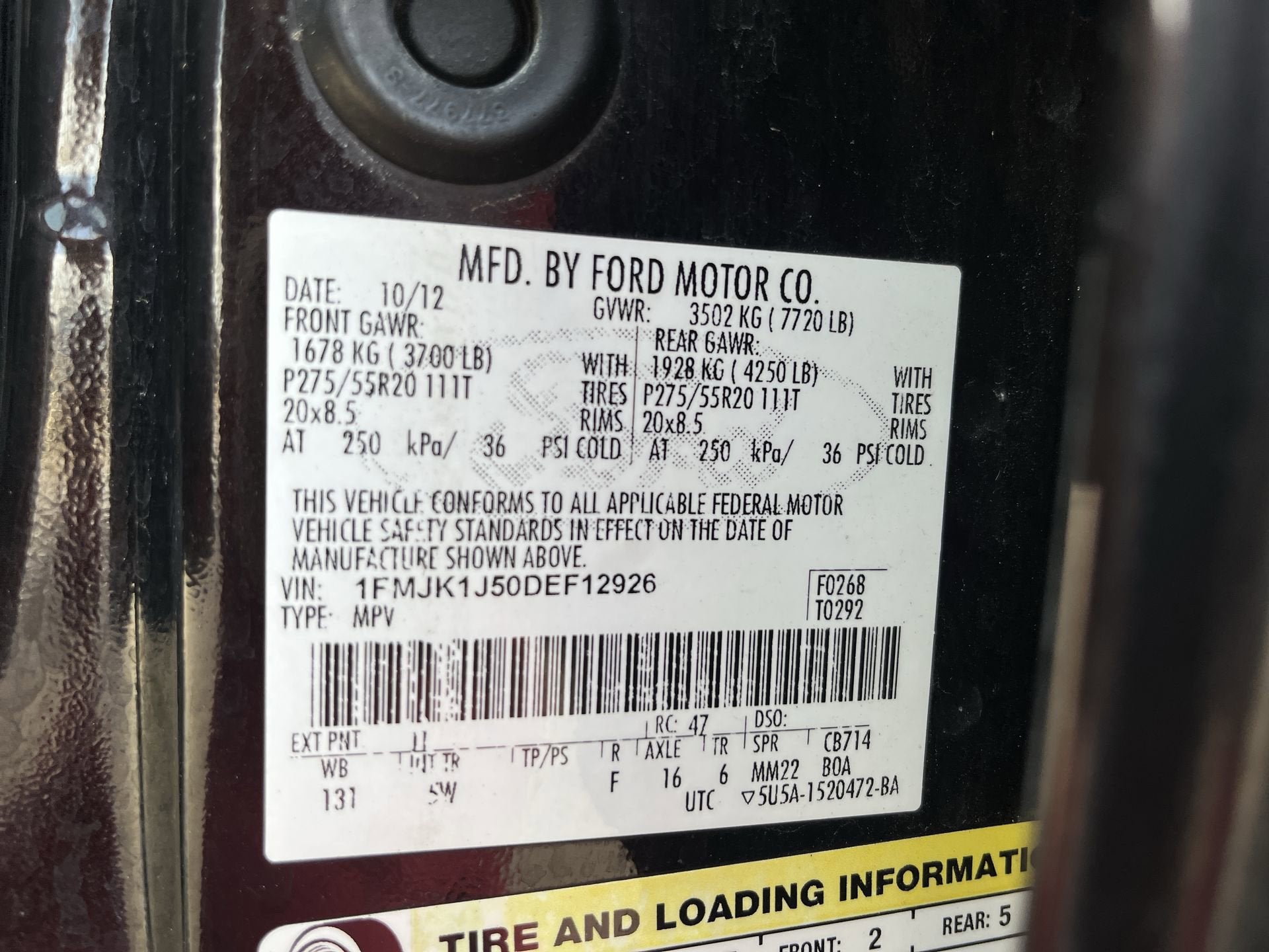 2013 Ford Expedition EL 4WD 4dr King Ranch