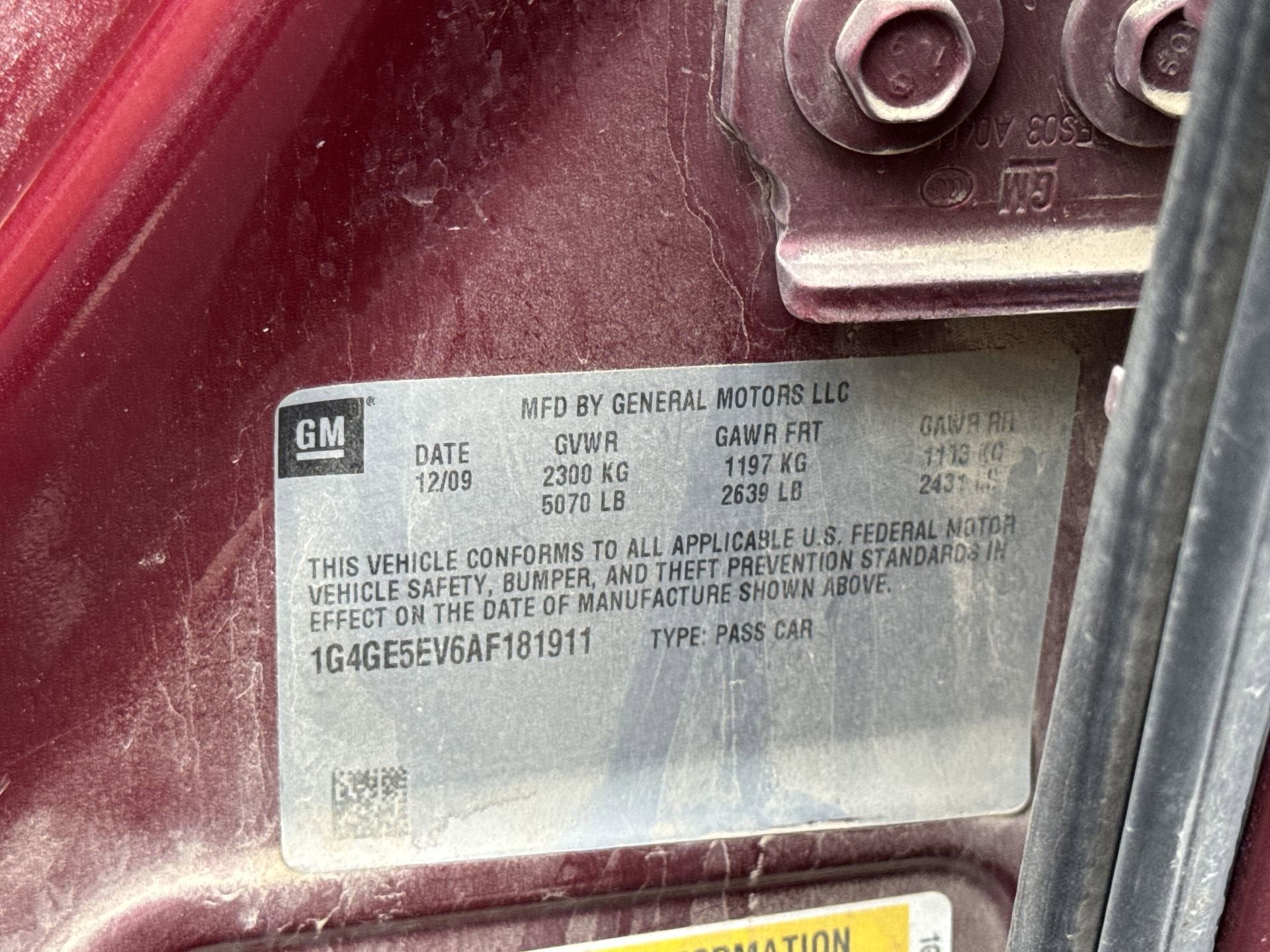 2010 Buick LaCrosse CXS 3.6L