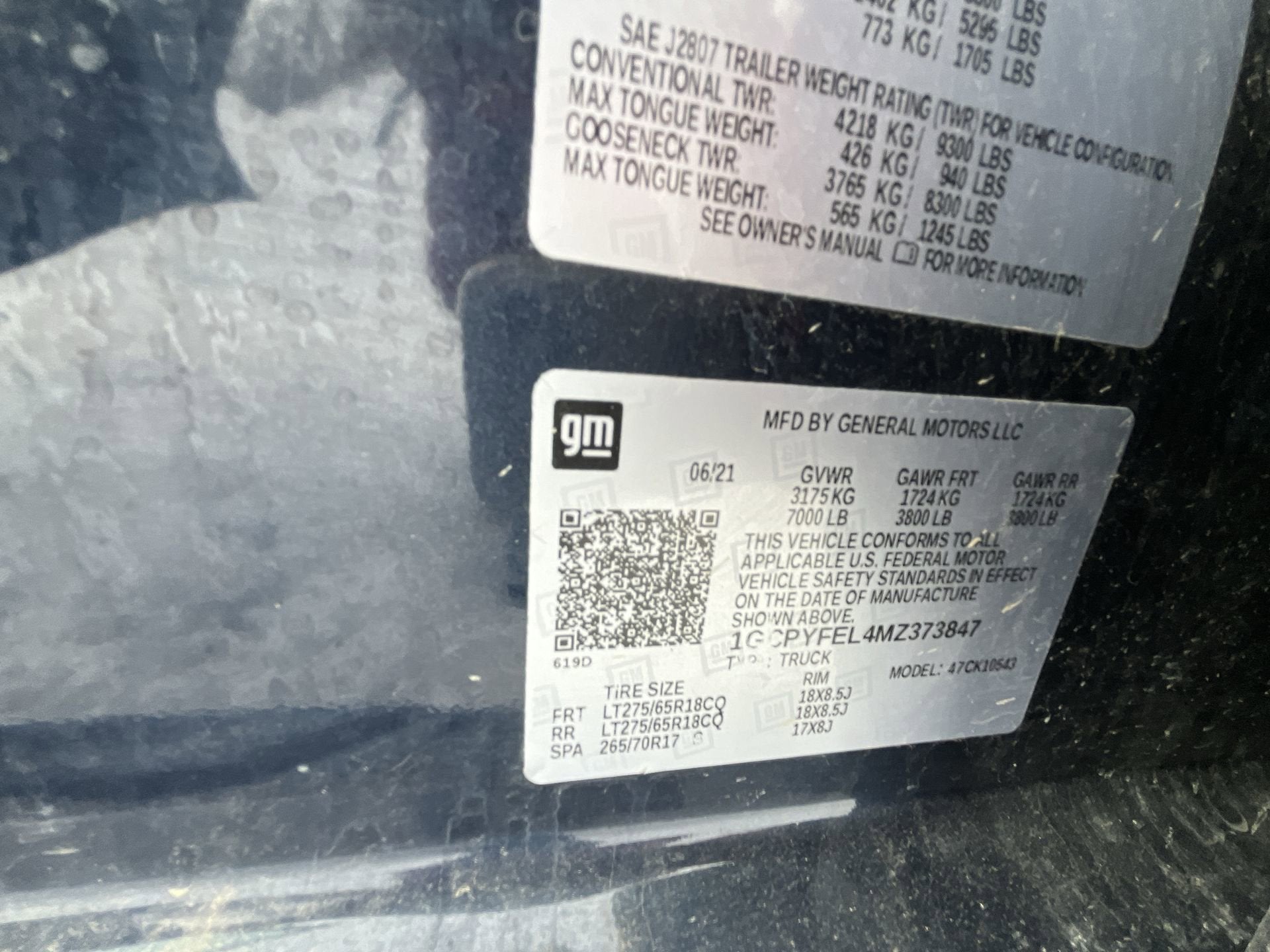 2021 Chevrolet Silverado 1500 Crew Cab Short Box 4-Wheel Drive LT Trail Boss