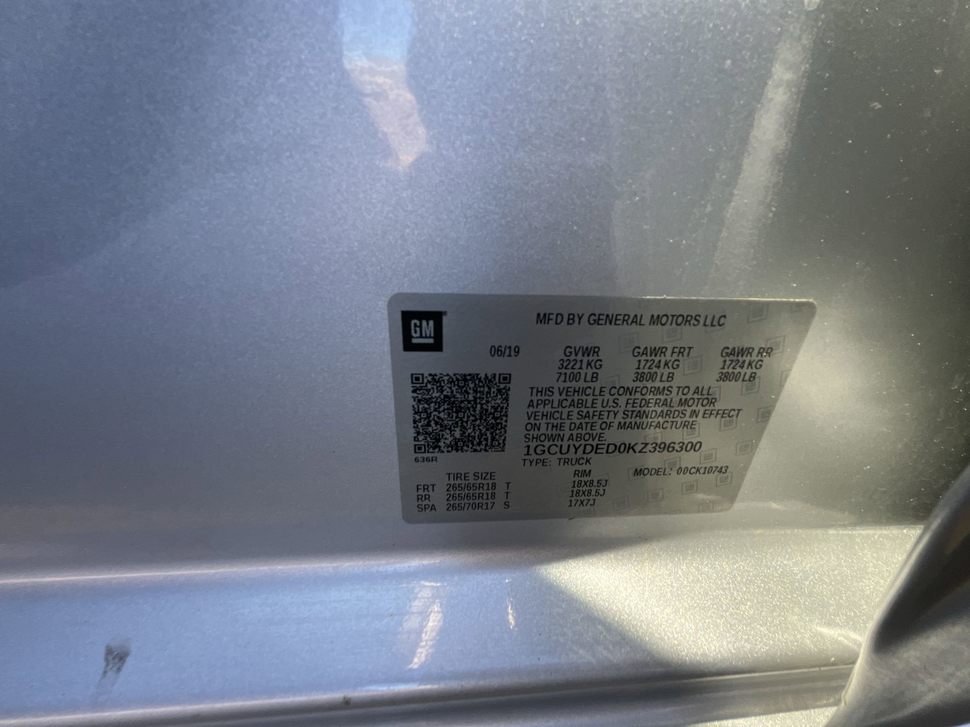 2019 Chevrolet Silverado 1500 Crew Cab Standard Box 4-Wheel Drive LT