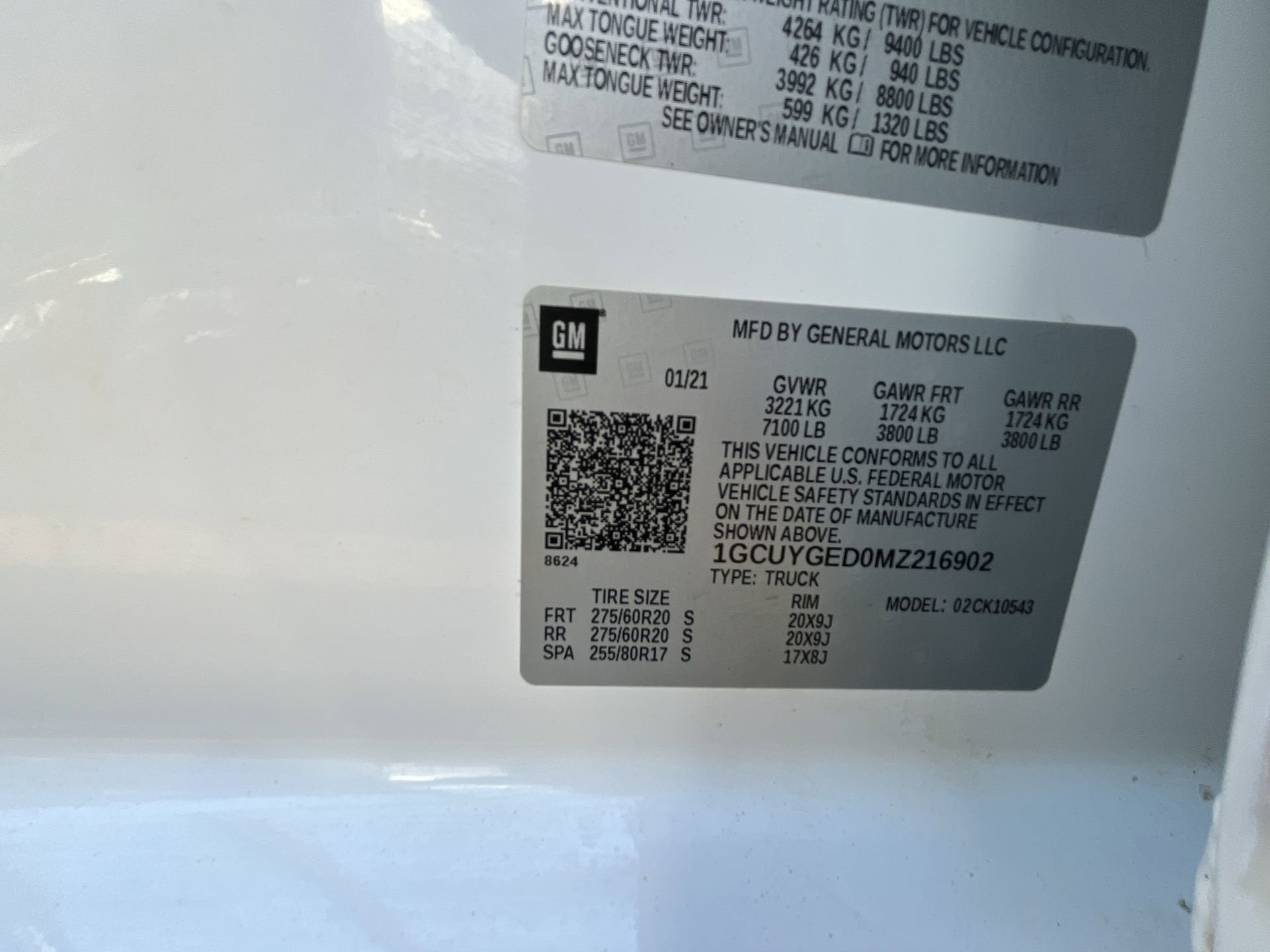 2021 Chevrolet Silverado 1500 Crew Cab Short Box 4-Wheel Drive LTZ