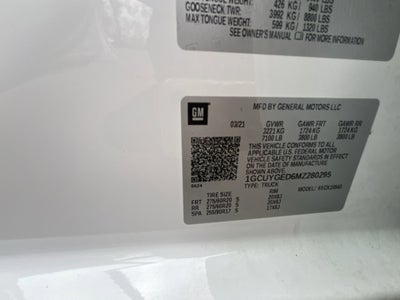 2021 Chevrolet Silverado 1500 Crew Cab Short Box 4-Wheel Drive LTZ