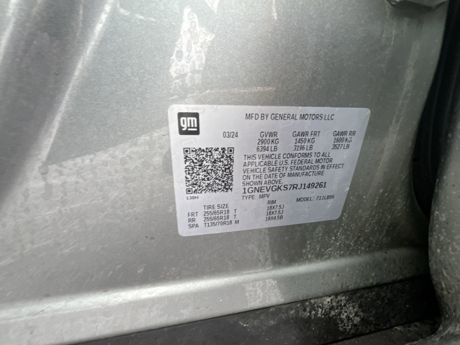 2024 Chevrolet Traverse LT w/2LT