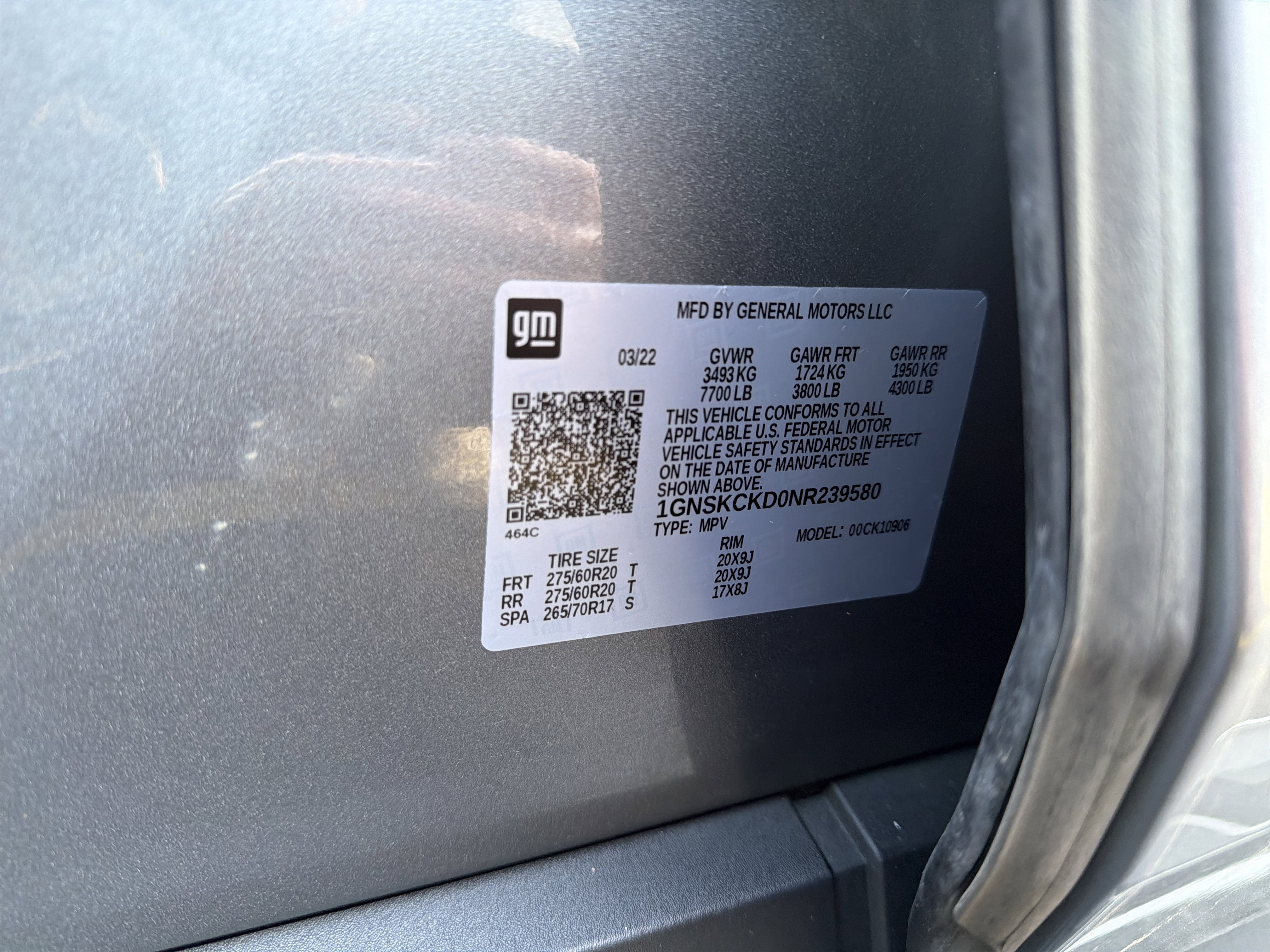 2022 Chevrolet Suburban 4WD LT