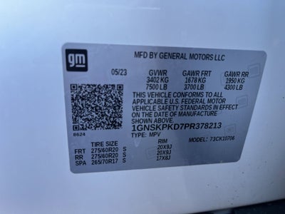 2023 Chevrolet Tahoe 4WD Z71