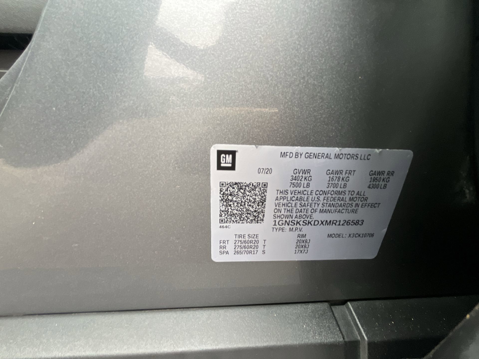 2021 Chevrolet Tahoe 4WD Premier