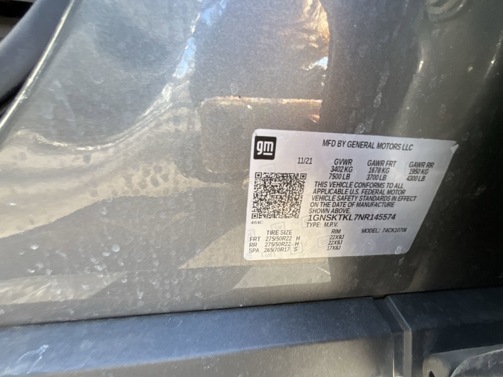 2022 Chevrolet Tahoe 4WD High Country