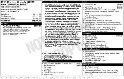 2014 Chevrolet Silverado 1500 Crew Cab Standard Box 4-Wheel Drive LT w/1LT