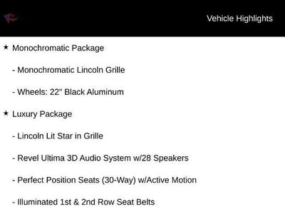 2022 Lincoln Navigator Reserve 4x4