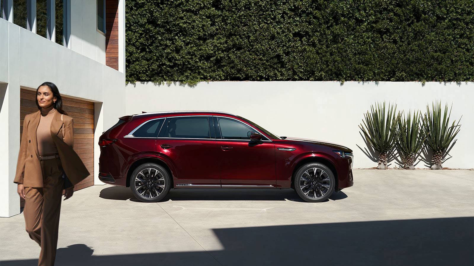 2026 Mazda CX-90 exterior with Soul Red Crystal finish