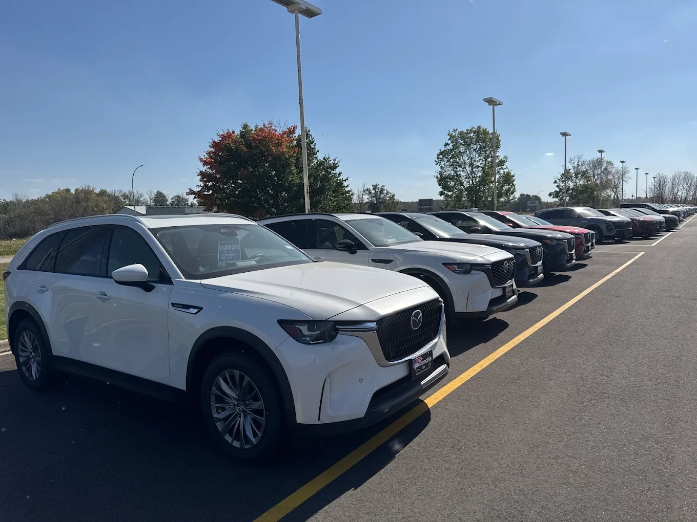 Mazda inventory on the lot at Alexandria Mazda